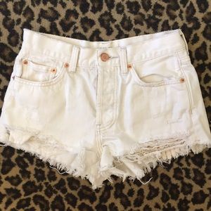 Free People denim shorts